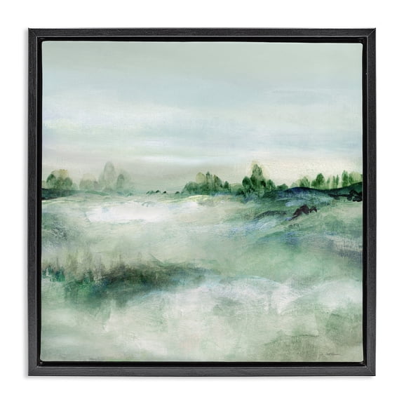 Stupell Industries Far Reaching Meadow Black Framed Floater Canvas Wall Art, design by Carol Robinson
