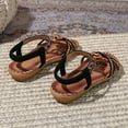 thumbnail image 5 of Dakaela Womens Sandals Arch Support Summer Beach Flat Shoes Bohemian Comfort Walking Flip Flops, 5 of 8