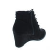 thumbnail image 3 of American Rag Womens Baylie Faux Suede Ankle Wedge Boots, 3 of 3