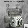thumbnail image 5 of Shower Caddy Suction Cup, Wall Mounted Suction Shower Rack Organizer, No Drilling Clear Shelf Basket, Bathroom Storage Rack, 5 of 6