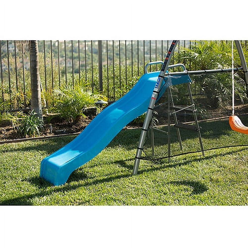 Ironkids Inspiration 300 Refreshing Mist Swing Set with Rope Climb and Expanded UV Protective Sunshade - image 5 of 11