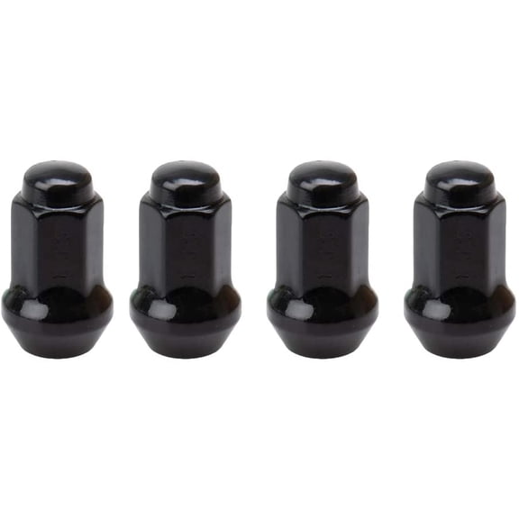 Tapered Lug Nut 10mm X 1.25mm Thread Pitch W/14mm Head Black (4 Pack) Compatible With Can-Am Defender HD10 X-MR 2020
