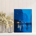 thumbnail image 2 of Parisian Streetscape Oil Painting Canvas Print Wall Art for Living Room Office Hotel Cafe, 2 of 8