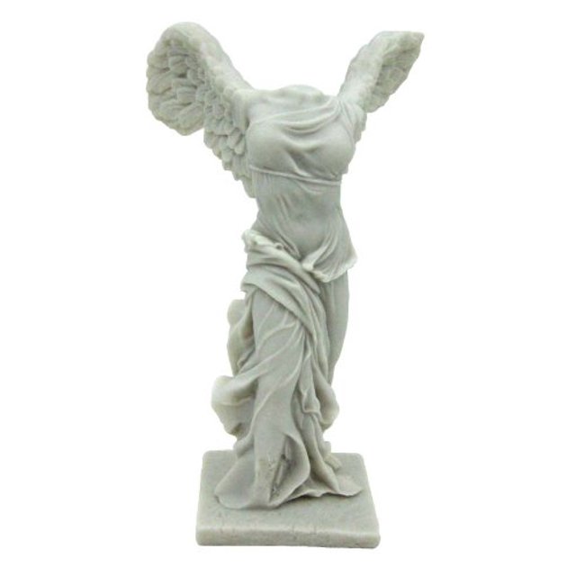 Top Collection 11-Inch Winged Victory of Samothrace Statue. Goddess Nike Sculpture from the Louvre. Premium Cold Cast Marble. Museum-Grade Masterpiece Replica.