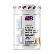 NutritionBizz BCAA Powder, 5 Grams of BCAAs Amino Acids, Post Workout Recovery Drink for Muscle Building, Recovery, and Endurance, 30 Servings (Peach Mango)