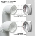 thumbnail image 2 of Kit de Ventilación para Aire Acondicionado con Cerradura para Puerta Corredera de 95" Aozzy, 2 of 9