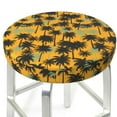 thumbnail image 3 of Vsdgher Hawaii Palms Print Stool Covers Round,Stretch Round Stool Covers Washable Stool Cushion Slipcover Elastic Chair Covers for 12-14 Inch Chair, 3 of 7
