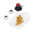 thumbnail image 3 of Comida en miniatura para casa de muñecas, 1:12, galletas para casa de muñecas, café, accesorios para casa de muñecas, comida en miniatura para casa de muñecas, artesanía superior, 3 of 8
