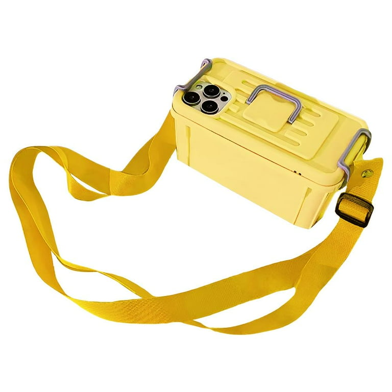 Funny Suitcase Crossbody Phone Case for iPhone,2 in Creative