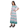 thumbnail image 2 of Moomaya Kurti Longue Imprimée Tenue d'Été Tunique Ligne A pour Femmes, 2 of 5