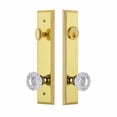 thumbnail image 3 of Grandeur Carr  Tall Plate Single Cylinder One Piece Knobset with Versailles Knob, 3 of 6