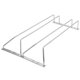 thumbnail image 5 of Estante para copas colgante, estante para copas de doble fila de acero inoxidable, estante de barra colgante de doble fila, resistente y resistente, 5 of 8