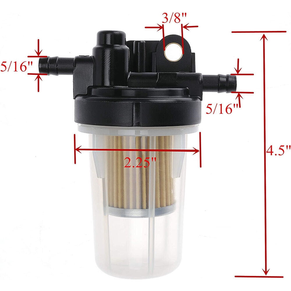ACA 6A320-58862 Fuel Filter Assembly For Kubota B2320 B2410 L2800 L3400 Replaces 6A320-58860 6A320-59912