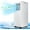 Black top cover, variant on 8000 BTU 3-In-1 Portable AC – Cools 450 Sq.Ft, Dehumidifier & Fan w/ Remote & Window Kit