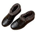 thumbnail image 2 of POROPL Boots for Women Ankle Fleece Warm Shoes,Boots Size 8.5, 2 of 6