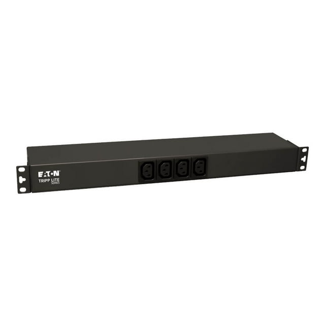 Eaton Tripp Lite Series PDU Basic Dual Volt 100V-240V 20A 2 C19; 12 C13 Horizontal 1URM - Horizontal rackmount - Unité de distribution de Puissance (Montable en Rack) - 20 A - AC 100-250 V - 3.8 kW - Entrée : IEC 60320 C20 - Connecteurs de Sortie : 14