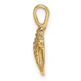 thumbnail image 2 of 14K Yellow Gold Solid Polished Finish Mini Conch Shell Pendant, 2 of 4