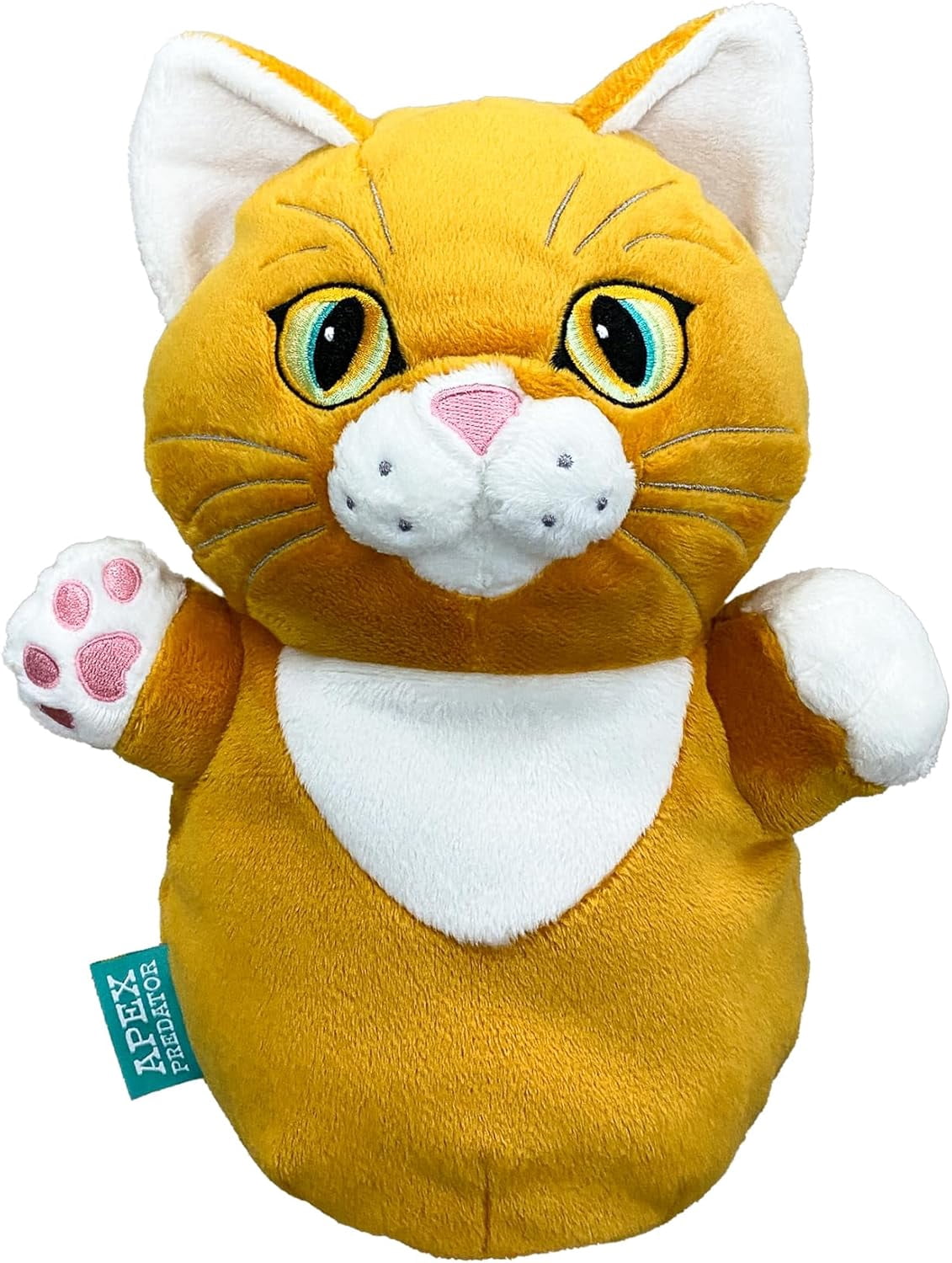 dinofactory Cat Golf Driver Headcover, Plush Kitten, Orange