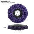 thumbnail image 2 of 60 5 Pack 4 Inch Pack Rust Removal Wheels Remove Paint and Oxide Polyethylene Strip Disc Abrasive Angle Grinding Wheels x 4 Inch x 60, 2 of 5