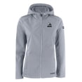 thumbnail image 2 of Women's Cutter & Buck  Gray Cleveland Browns Evoke Eco Softshell Recycled Full-Zip Hoodie Jacket, 2 of 3