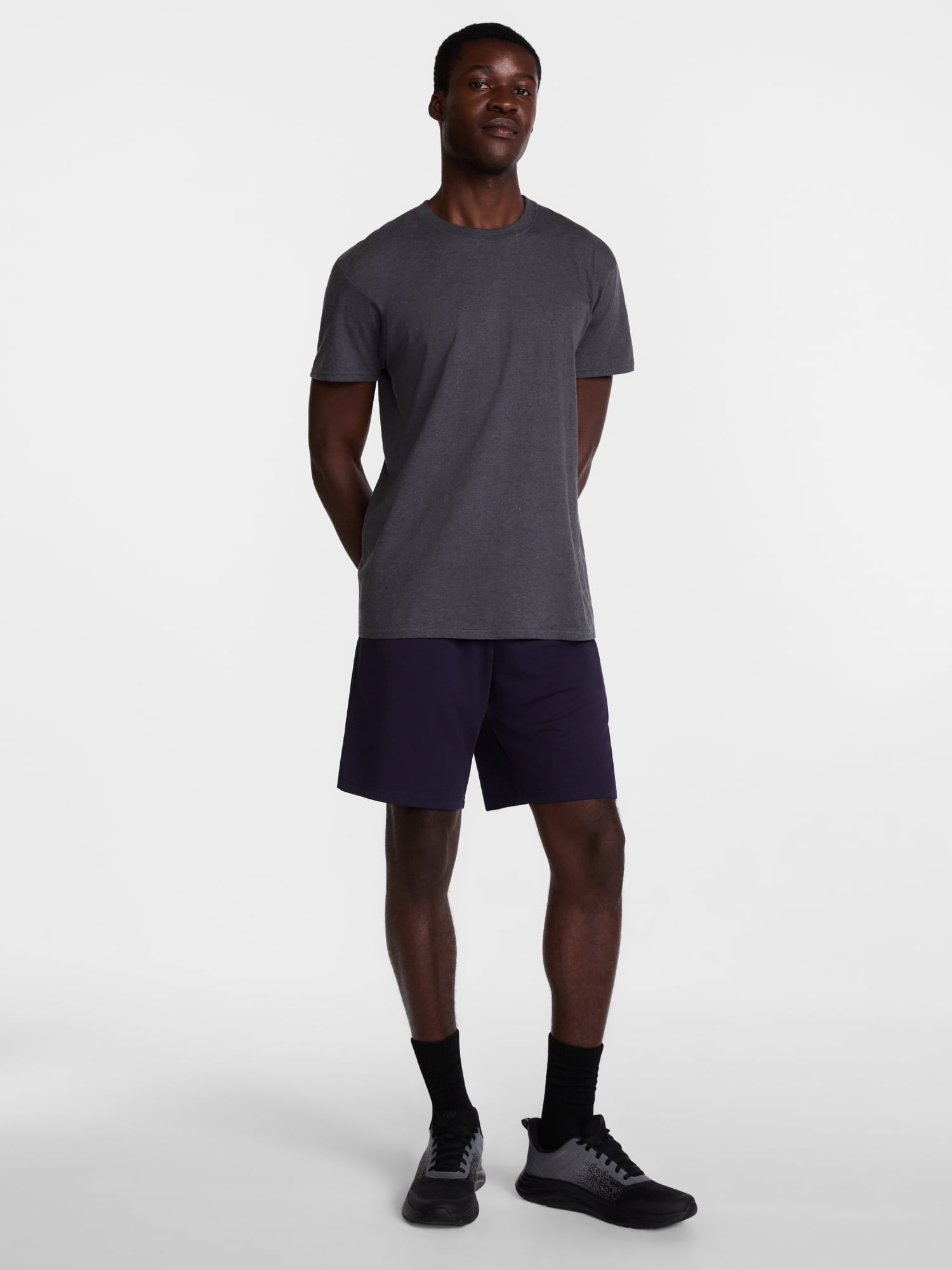 Athletic Works Men's and Big Men's Active Mesh Shorts, 9" Inseam, Sizes XS-5XB