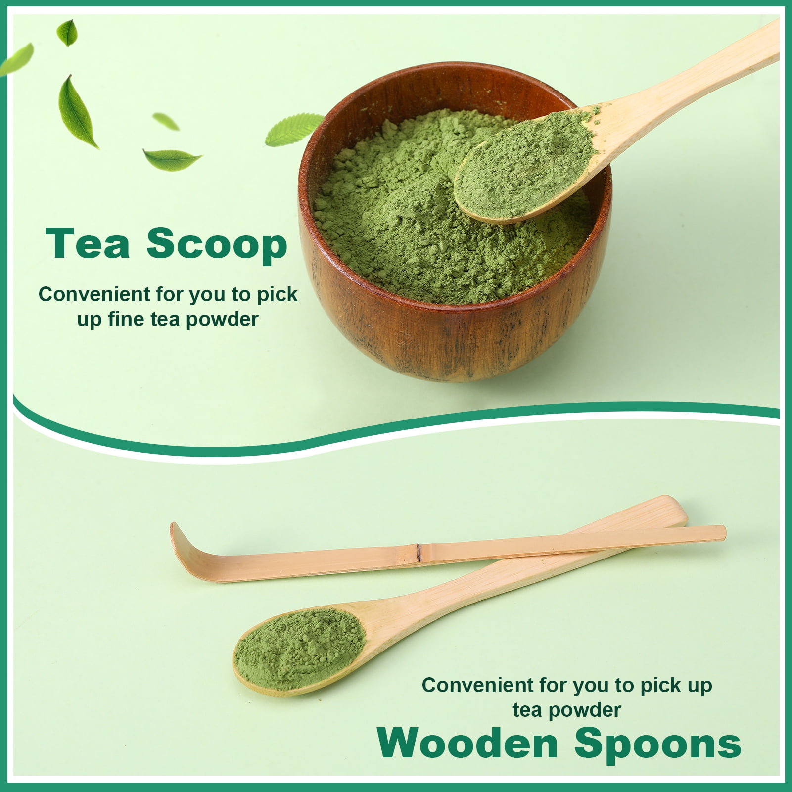 Topekada 4Pcs Matcha Whisk,Eco-Friendly Bamboo Whisk for Matcha with Ceramic Whisk Holder,Bamboo Chasen and Scoops,Sustainable Tea Tools for Beginners,Easy Clean Matcha Whisk Kit