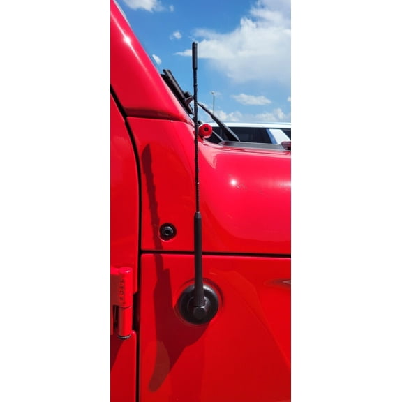 13" inch Antenna Mast Black Power Radio for JEEP WRANGLER JK/JL 2007-2023 GLADIATOR 2020-2023