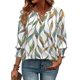 thumbnail image 2 of Camiseta WIHOLL Summer Floral de manga 3/4 para mujer, 2 of 5