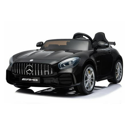 2 Seater 12V powered Mercedes ride on car 4WD for kids Remote Control LED lights Opening doors MP3 -