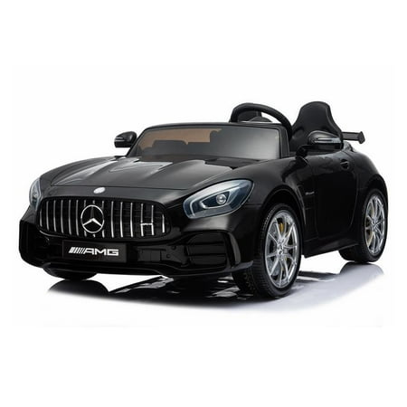 2 Seater 12V powered Mercedes ride on car 4WD for kids Remote Control LED lights Opening doors MP3 - (Best 6 Seater Van)