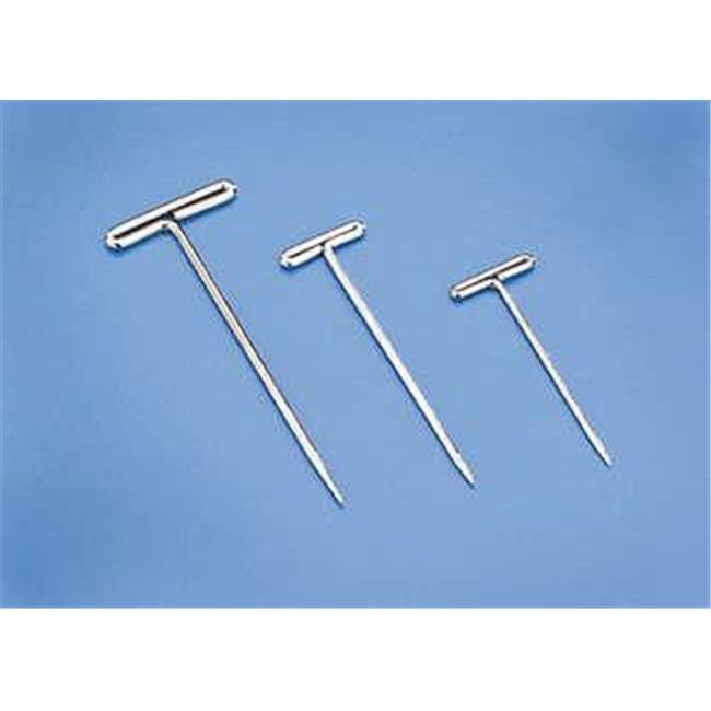 100 PCS PER PACK DUBRO 252 NICKEL PLATED T-PINS 1in 