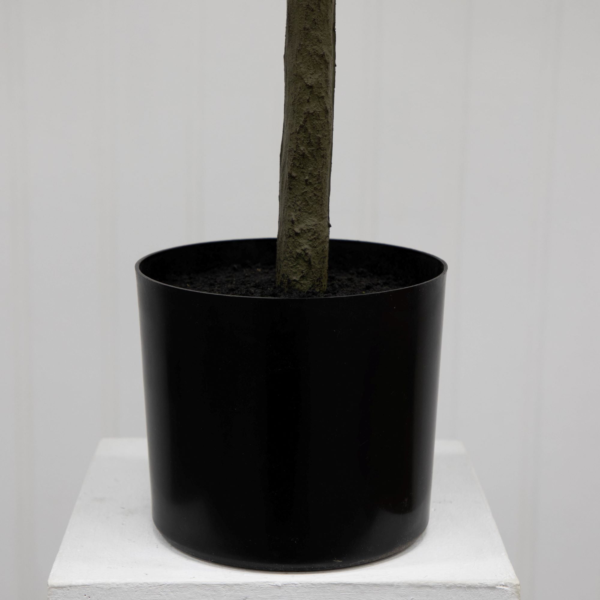 Mainstays 70" Artificial Indoor Fiddle Leaf Fig Tree in Black Pot