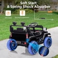 thumbnail image 5 of TROPOW Kids Cars Electric Ride On,12V Ride On Truck Car, Toddler Ride On Toy w/Parent Remote Control, Steering Wheel Music,Kids Electric Vehicles for Age 2-5,Christmas Gifts for Kids, 5 of 9