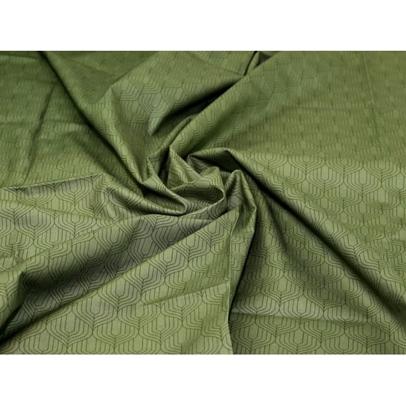 Minerva 100% Cotton Fabric Olive - per yard
