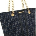 thumbnail image 5 of Montana West MEDIUM Tote Bag for Women Quilted Chain Handbags Shoulder Purse, Dark Black, 5 of 7