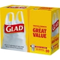thumbnail image 3 of Glad Tall Handle-Tie Kitchen Trash Bags - 13 Gallon - 50 ct, 3 of 11