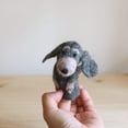 thumbnail image 3 of Old Gray Dog Finger Puppet, 3 of 5