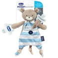 thumbnail image 4 of Chicco Pocket Buddies Soft Pacifier Lovey, Blue Bear, New, 4 of 5