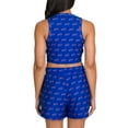 thumbnail image 5 of Women's Concepts Sport Buffalo Bills Gauge Allover Print Cropped Tank Top & Shorts Sleep Set, 5 of 5