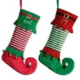 thumbnail image 5 of Valery Madelyn 21" Elf Christmas Stockings, 2 Pcs Red Green Christmas Hanging Stockings for Family Holiday Party Decor, 5 of 8