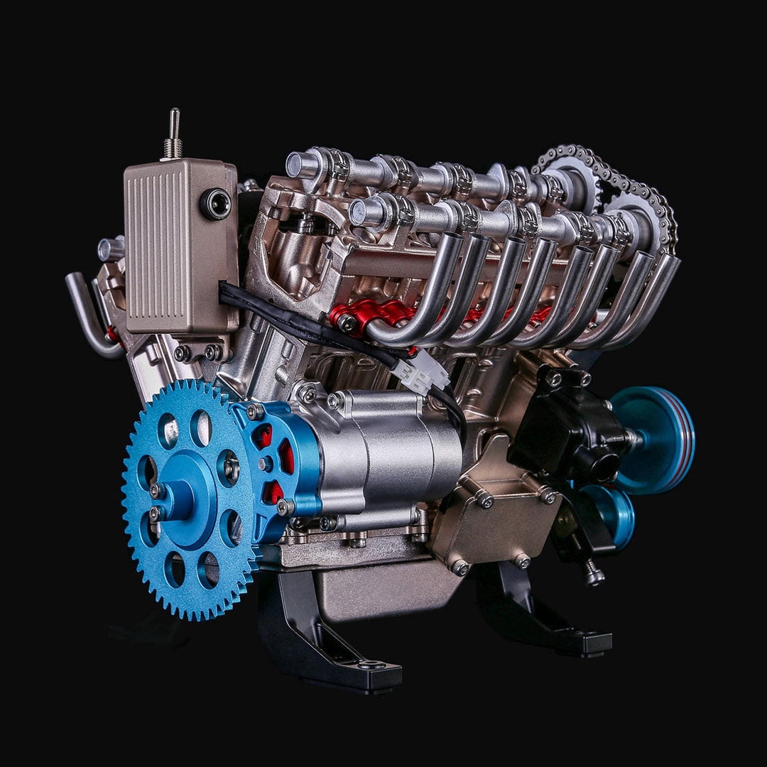 ENGINEKIT Teching 1:3 Metal V8 Car Engine Model Kit Mechanical DIY Assembly Recearch Educational Toy Adults Kids