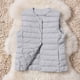 thumbnail image 5 of Abrigo informal sin mangas y sin capucha para mujer, chaquetas y abrigos de invierno a la moda, cálido, acolchado, de plumón, sin mangas, sólido, blusa, chaqueta para mujer, 5 of 9