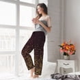 thumbnail image 5 of Uemuo Gold sparklin Pattern Women's Wide Leg Palazzo Lounge Pants with Pockets Light Weight Loose Comfy Casual Pajama Pants-X-Large, 5 of 6