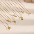 thumbnail image 4 of Ocean Inspired Jewelry Set Stainless Steel Shell Starfish Conch Necklace 45+5cm Adjustable Chain Fashion Accessory, 4 of 17