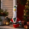 thumbnail image 5 of AZXY Christmas Porch Goose Outfit, 23‑Inch Goose Clothes for Cement Goose, Goose Clothing for Plastic Lawn Goose Statue, Christmas Outdoor Decor for Front Porch Yard Patio Lawn Garden, 5 of 8