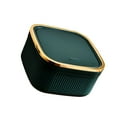 thumbnail image 3 of DOMELAY Mini Trash Can Countertop Desk Trash Bin for Kitchen Bathroom Bedroom Beside Green, 3 of 9