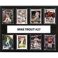 thumbnail image 1 of MLB 12"x15" Mike Trout Los Angeles Angels Giants 8-Card Plaque, 1 of 1