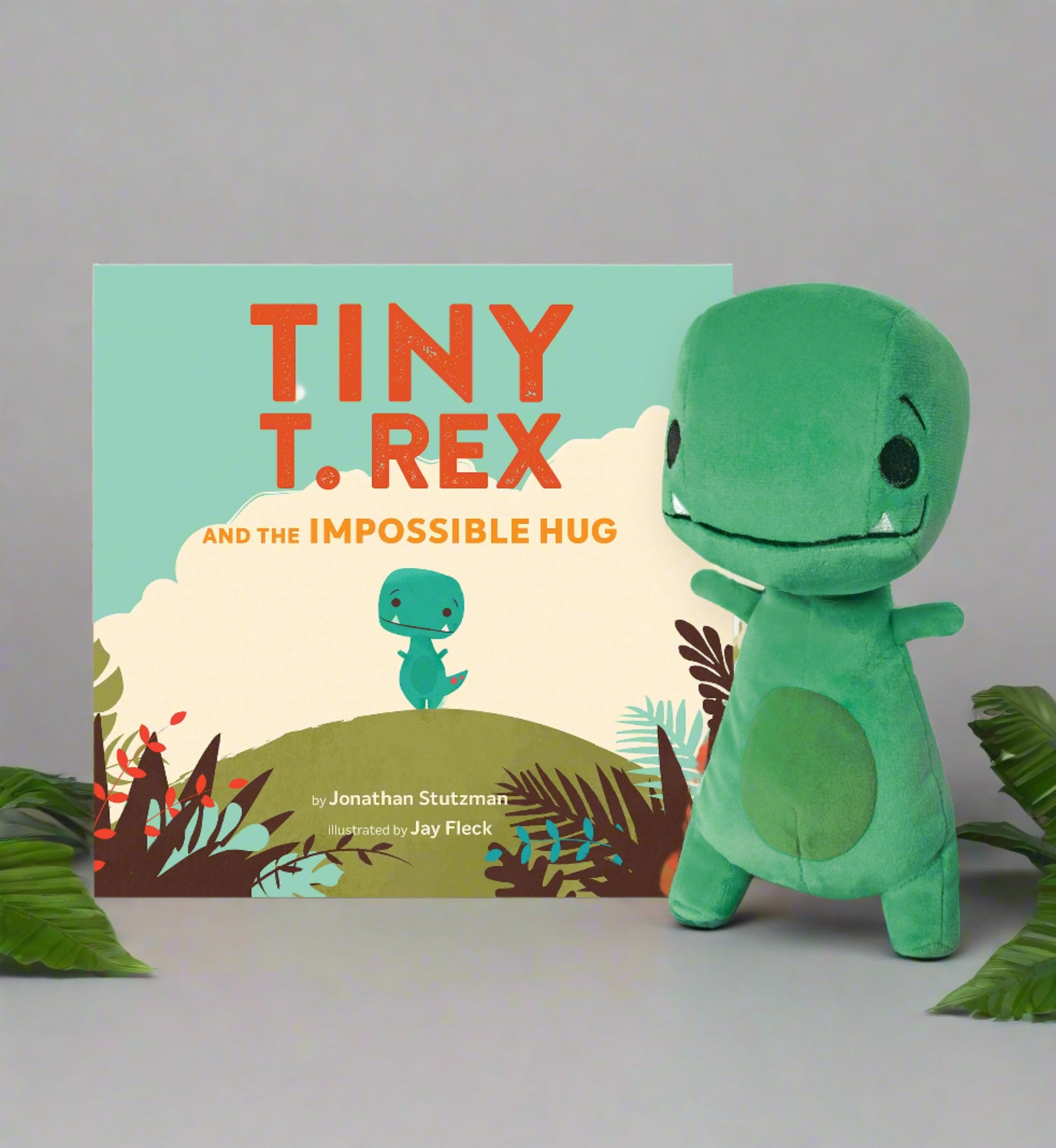 MerryMakers, Tiny T. Rex Plush, 8.5 inches, embroidered spots 