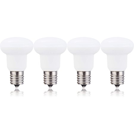 

(PACK OF 4)BR14 R14 E17 LED Bulb 3W (30W equivalent) 3000K (Warm White) CRI 85+ Wide Flood Light Bulb for Ceiling fan 120° Beam Angle Not-Dimmable