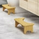 thumbnail image 5 of Bewildely Taburete de bambú para inodoro, asiento antideslizante para caca, baño para niños y adultos, taburete para inodoro, soporte para Type2 NO2, 5 of 6